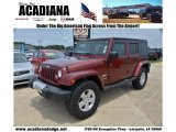 2008 Red Rock Crystal Pearl Jeep Wrangler Unlimited Sahara #69301095