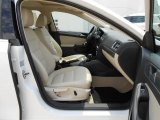 2013 Volkswagen Jetta TDI Sedan Cornsilk Beige Interior