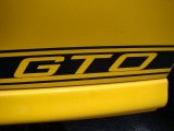 2004 Pontiac GTO Coupe Marks and Logos