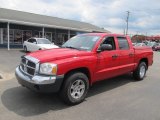 2005 Flame Red Dodge Dakota SLT Quad Cab 4x4 #69351731