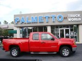 2009 Fire Red GMC Sierra 1500 SLE Extended Cab #69351453