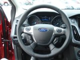 2013 Ford Focus Titanium Sedan Steering Wheel