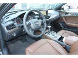 2013 Audi A6 3.0T quattro Sedan Nougat Brown Interior