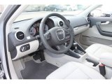 2013 Audi A3 2.0 TDI Light Gray Interior