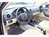 2013 Audi A3 2.0 TFSI Luxor Beige Interior