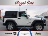 2013 Bright White Jeep Wrangler Sport S 4x4 #69351100