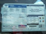 2012 Ford E Series Van E350 XL Extended Passenger Window Sticker