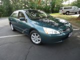 2003 Noble Green Pearl Honda Accord EX V6 Sedan #69351588