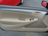2008 Toyota Solara SE V6 Convertible Door Panel