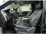2012 Ford F150 Lariat SuperCrew 4x4 Black Interior