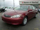2005 Salsa Red Pearl Toyota Camry LE #6904594