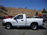 Bright White Dodge Ram 1500 in 2008