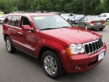 2010 Inferno Red Crystal Pearl Jeep Grand Cherokee Limited 4x4 #69404592