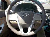 2013 Hyundai Accent GLS 4 Door Steering Wheel