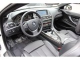 2012 BMW 6 Series 650i Convertible Black Nappa Leather Interior