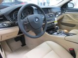 2013 BMW 5 Series 528i xDrive Sedan Venetian Beige Interior