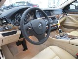 2013 BMW 5 Series 528i xDrive Sedan Venetian Beige Interior