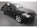 Jet Black BMW 5 Series in 2008
