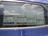 2013 Hyundai Tucson Limited Window Sticker