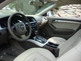 2010 Audi A5 2.0T quattro Coupe Linen Beige Interior