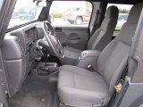 2006 Jeep Wrangler X 4x4 Dark Slate Gray Interior