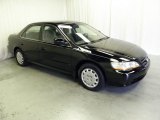 2002 Nighthawk Black Pearl Honda Accord LX Sedan #69461234