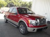 2010 Red Candy Metallic Ford F150 Lariat SuperCrew #69460844