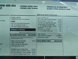 2013 Chevrolet Silverado 3500HD WT Regular Cab 4x4 Window Sticker