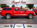 2006 Flame Red Dodge Dakota Laramie Quad Cab 4x4 #69461442