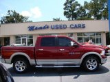 2011 Deep Cherry Red Crystal Pearl Dodge Ram 1500 Laramie Crew Cab 4x4 #69461109