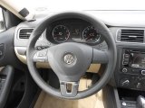 2012 Volkswagen Jetta SEL Sedan Steering Wheel
