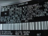 2009 GX Color Code for Titanium Metallic - Color Code: 1D4