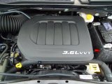 2013 Chrysler Town & Country Touring 3.6 Liter DOHC 24-Valve VVT Pentastar V6 Engine