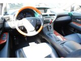 2010 Lexus RX 350 AWD Black/Brown Walnut Interior