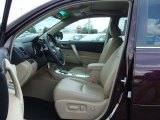 2012 Toyota Highlander SE 4WD Sand Beige Interior