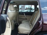 2012 Toyota Highlander SE 4WD Rear Seat