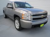 2008 Graystone Metallic Chevrolet Silverado 1500 LT Crew Cab #69461016