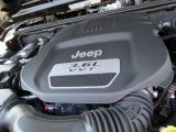 2013 Jeep Wrangler Unlimited Sport S 4x4 3.6 Liter DOHC 24-Valve VVT Pentastar V6 Engine
