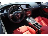 2012 Audi S5 4.2 FSI quattro Coupe Magma Red Interior