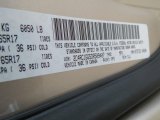 2013 Town & Country Color Code for White Gold - Color Code: PFS