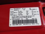 1999 Ram 1500 Color Code for Flame Red - Color Code: PR4