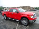 2012 Race Red Ford F150 XLT SuperCab 4x4 #69523513