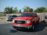 2008 Fire Red GMC Sierra 1500 SLE Crew Cab #69523835