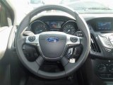 2013 Ford Focus S Sedan Steering Wheel