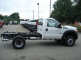 2012 Oxford White Ford F550 Super Duty XL Regular Cab 4x4 Chassis #69523398