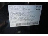 2012 Audi Q7 3.0 TFSI quattro Info Tag