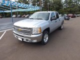 2013 Silver Ice Metallic Chevrolet Silverado 1500 LT Crew Cab 4x4 #69523961
