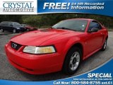 2000 Performance Red Ford Mustang V6 Coupe #69523948