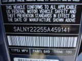 2005 Freelander Color Code for Cairns Blue - Color Code: 849