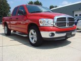 2007 Flame Red Dodge Ram 1500 ST Quad Cab #69592503